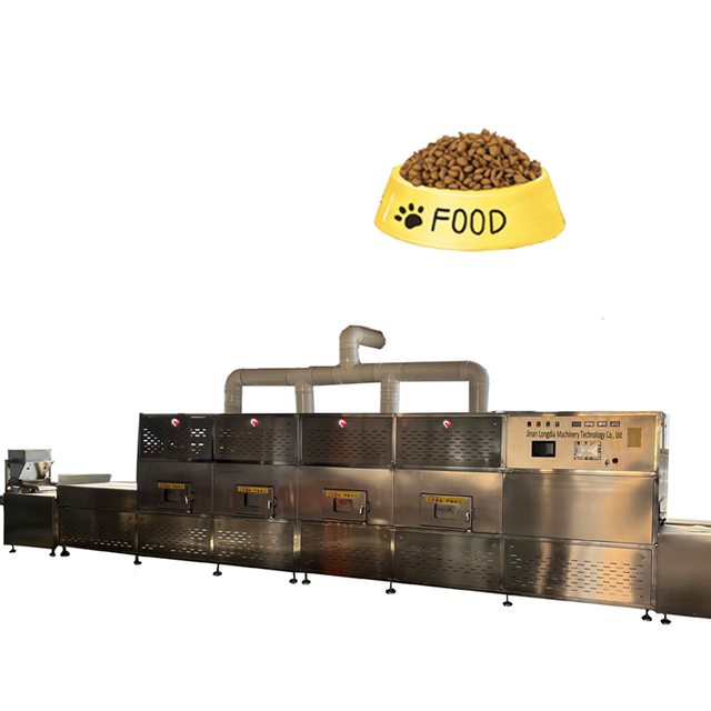 Equipamento de secagem por microondas para alimentos para animais de estima&ccedil;&atilde;o