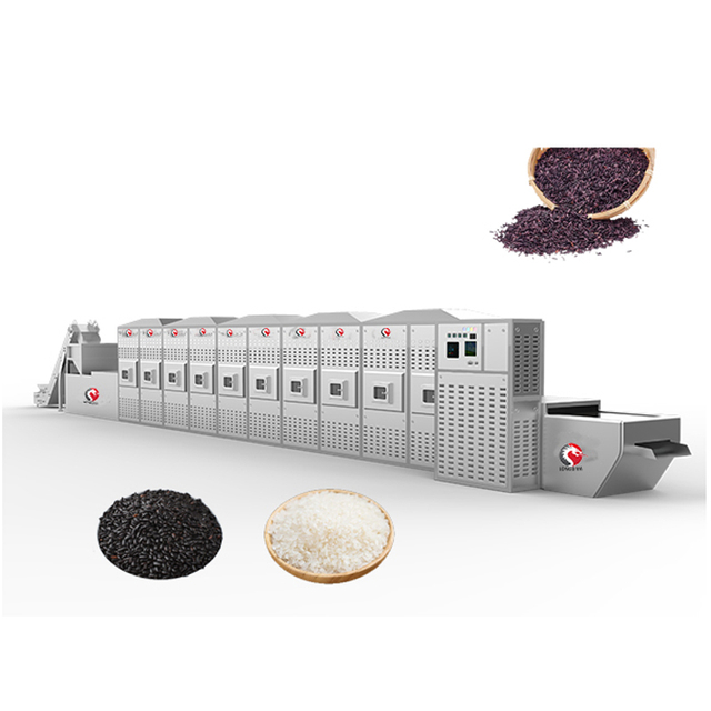 Essiccatore per cereali a microonde